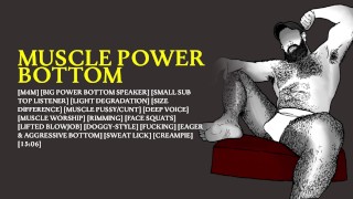Bottom Audio Muscular Power Wants Your Dick