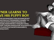 Preview 1 of [Audio] Owner Learns to Love his Puppy Boy