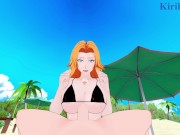 Preview 3 of Rangiku Matsumoto and I have intense sex on the beach. - BLEACH Hentai