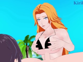 Rangiku Matsumoto y Yo Tenemos Sexo Intenso En La Playa. - Lejía Hentai