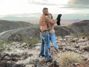 Preview 2 of Outdoor Anal on the Mountains by Las Vegas with Jamie Stone