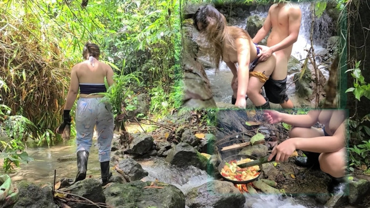 Pinay Outdoor Porn Harvest and Cooking Bamboo Shoots - Pornhub.com