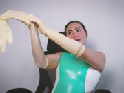 Preview 6 of Latex Glove Fetish ASMR by DominaFire