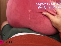 My Hot Stepsister sits on my Lap Dancing in Sexy Velour Pants