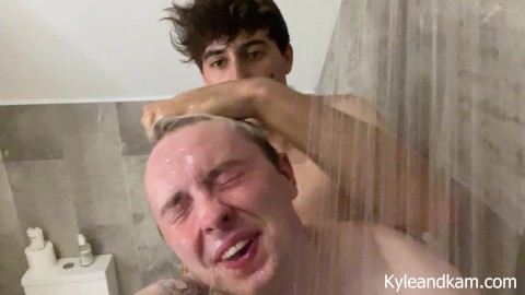 kyle and kam fuck in the shower