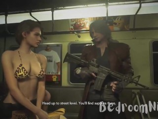 Resident Evil 3 Remake — Джилл Валентайн в сексуальном наряде