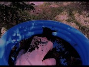 Preview 4 of Trans PIG enjoys mud bath
