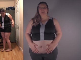 round belly, feederism, compilation, weight gain fetish