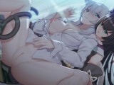 Living together with Fox Demon - Big breasts foxgirl being fucked by horny catgirl lesbian hentai