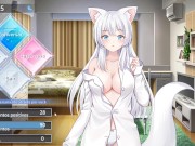 Preview 4 of Living together with Fox Demon - Harcore fucking the kitsune foxgirl in the middle of the night