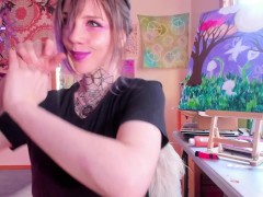 live on ch4turb4te doing some painting ^-^