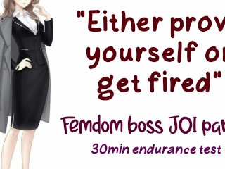Femdom Boss Part 2: Endurance Test ToSave Your JobRP