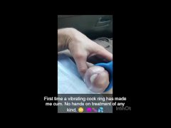 Vibrating cock ring
