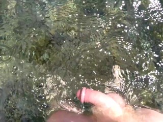 Splashing in the River
