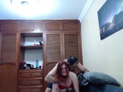 My stepdad likes to rip my pussy in four when we're home alone