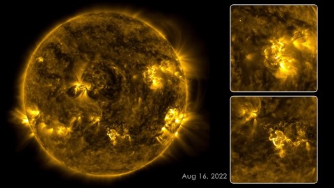 太陽の下での133日はこのように見えます。