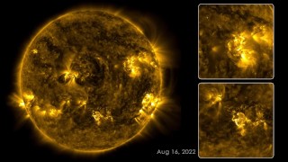 太陽の下での133日はこのように見えます。