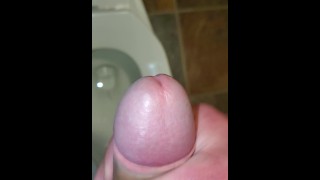 Solo Stroking in bathroom at work! Boss is pissed!