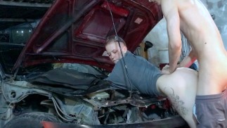 SEXY MECHANIC GETS POUNDED Toyota AE101