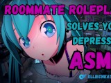 Your hot roommate gives you a cuddle because you're upset [SFW] [ASMR ROLEPLAY]