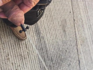 Taking a Piss at a Truck Stop