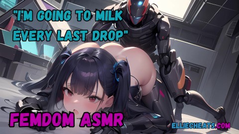 Your hot A.I girlfriend malfunctions and straps you to her milking chair [FEMDOM FANTASY ROLEPLAY]