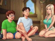 Preview 3 of Summertime saga #98 - My neighbor comes to have a few drinks at my house
