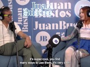 Preview 1 of KittyMiau nice tits girl, Use your toy and keep fucking | Juan Bustos Podcast