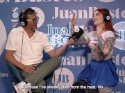 Preview 6 of KittyMiau nice tits girl, Use your toy and keep fucking | Juan Bustos Podcast