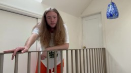 Унижение пениса от первого лица после того, как я поймал тебя