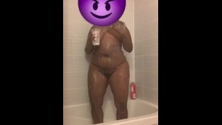 Jamaican milk bath do you want to wash me off with your cum