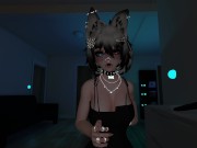 Preview 2 of Emo Puppy Girl Strips For You (VRChat JOI)