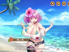 【#09 ハーレム島へようこそ！(体験版)実況】チヨの爆乳おっぱい揉みながら正常位セックスで大量中出ししてしまい・・・(巨乳ハーレムシミュレーション同人エロゲー) - Screenshot 8 of 16 - Hentai Bigtits