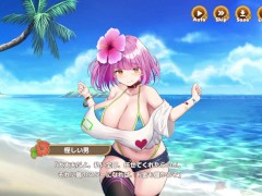 【#09 ハーレム島へようこそ！(体験版)実況】チヨの爆乳おっぱい揉みながら正常位セックスで大量中出ししてしまい・・・(巨乳ハーレムシミュレーション同人エロゲー) - Screenshot 9 of 16 - エロゲー