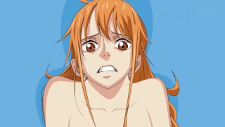 ONE PIECE HENTAI - NAMI OPEN UP HER LEGS AND TAKES IT