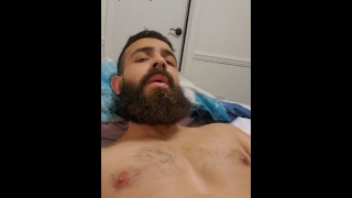 Teasing My Untrimmed Hairy Dick