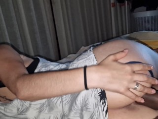 I LET ME FUCK IN a SPOON BY MY STEP-BROTHER WITHOUT MAKING a NOISE SO THEY DON'T CAUGHT US
