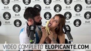 CAMI NAIR EATS THE ELO PODCAST BANANA IN THE SPICY ROOM