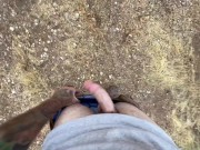 Preview 3 of POV. Deep throat before anal makes me happy. Sneaking around abandoned building and getting caught