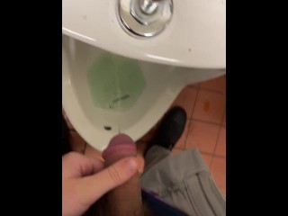 Pissing in the Urinal and Sink