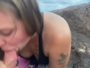 Preview 6 of Just the Tip Blowjob on the Hiking Trail - Jamie Stone