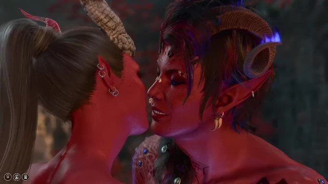 Tiefling and Karlach can finally touch each other (2nd romance scene   dialogs)