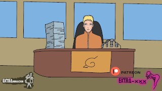 SakuraxNaruto (Sakura visits Naruto in his office)