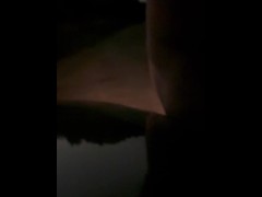 Interrupted whilst going for a naked pee at roadside