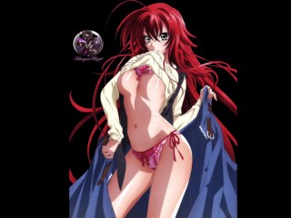 Rias Gremory Jerk off Challenge with Moaning