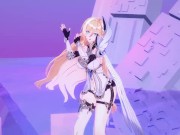 Preview 1 of Honkai Impact 3rd Durandal Sex and Dance 720p Nsfw Animation Hentai Blonde Girl Big Boobs MMD 3D