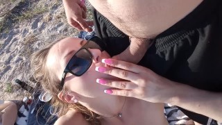 THE TRIP TO THE BEACH ENDED WITH SEX IN THE CAR