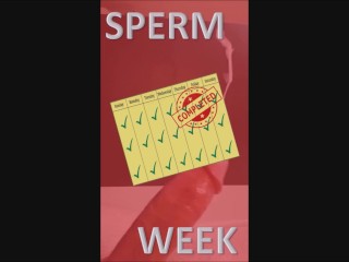 OCHTEND SPERMA WEEK ZWARE LADING (SEPTEMBER 2023 WEDSTRIJD)