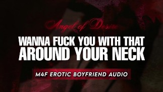 Schüchterner Freund legt dir Halsband und Leine um den Hals | Raues erotisches Audio für Frauen