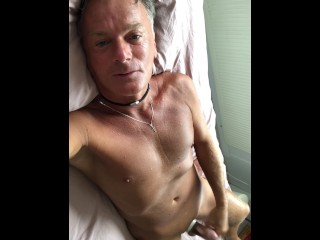 UltimateSlut Christophe HORNY MASTURBATES ON THE BED
